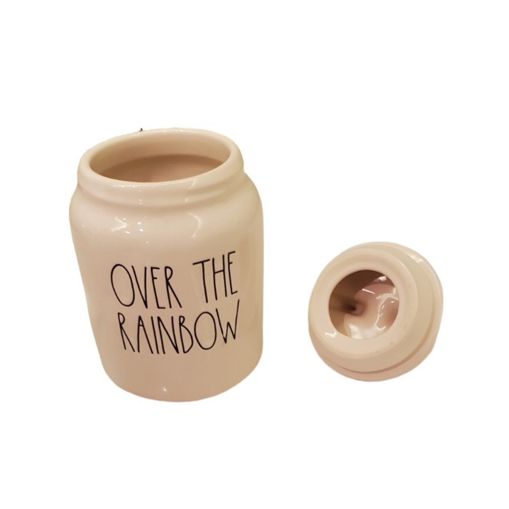 Rae Dunn OVER THE RAINBOW Canister - Picture 2 of 3
